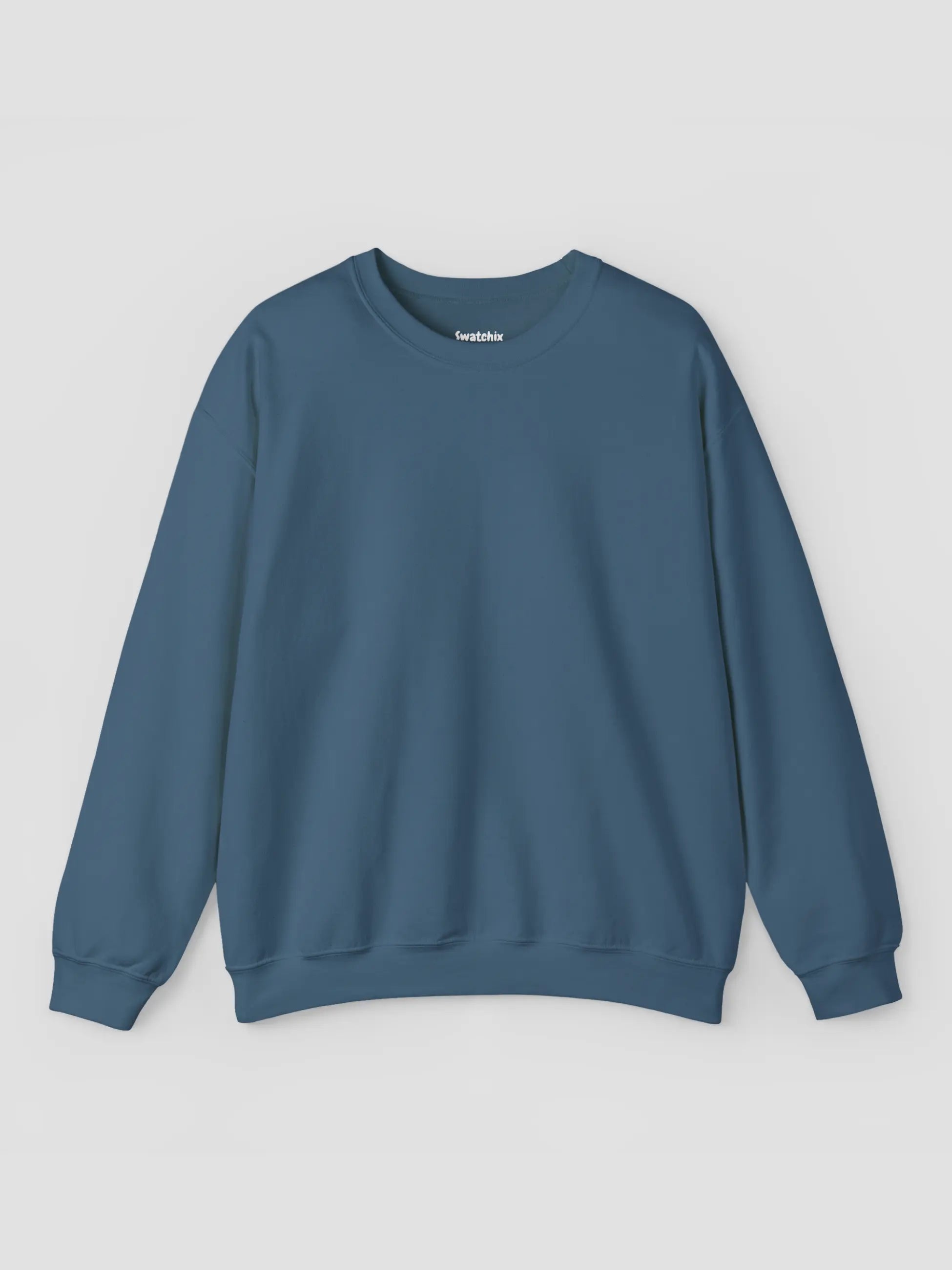 Crewneck Sweatshirt In Indigo Blue