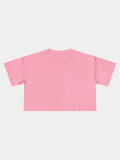 Crop Tee In Bubblegum