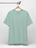 Crewneck Tee In Dusty Blue