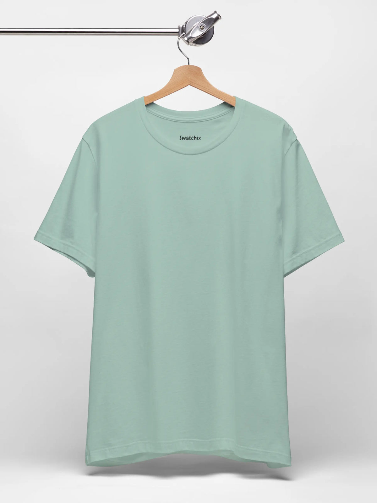 Crewneck Tee In Dusty Blue