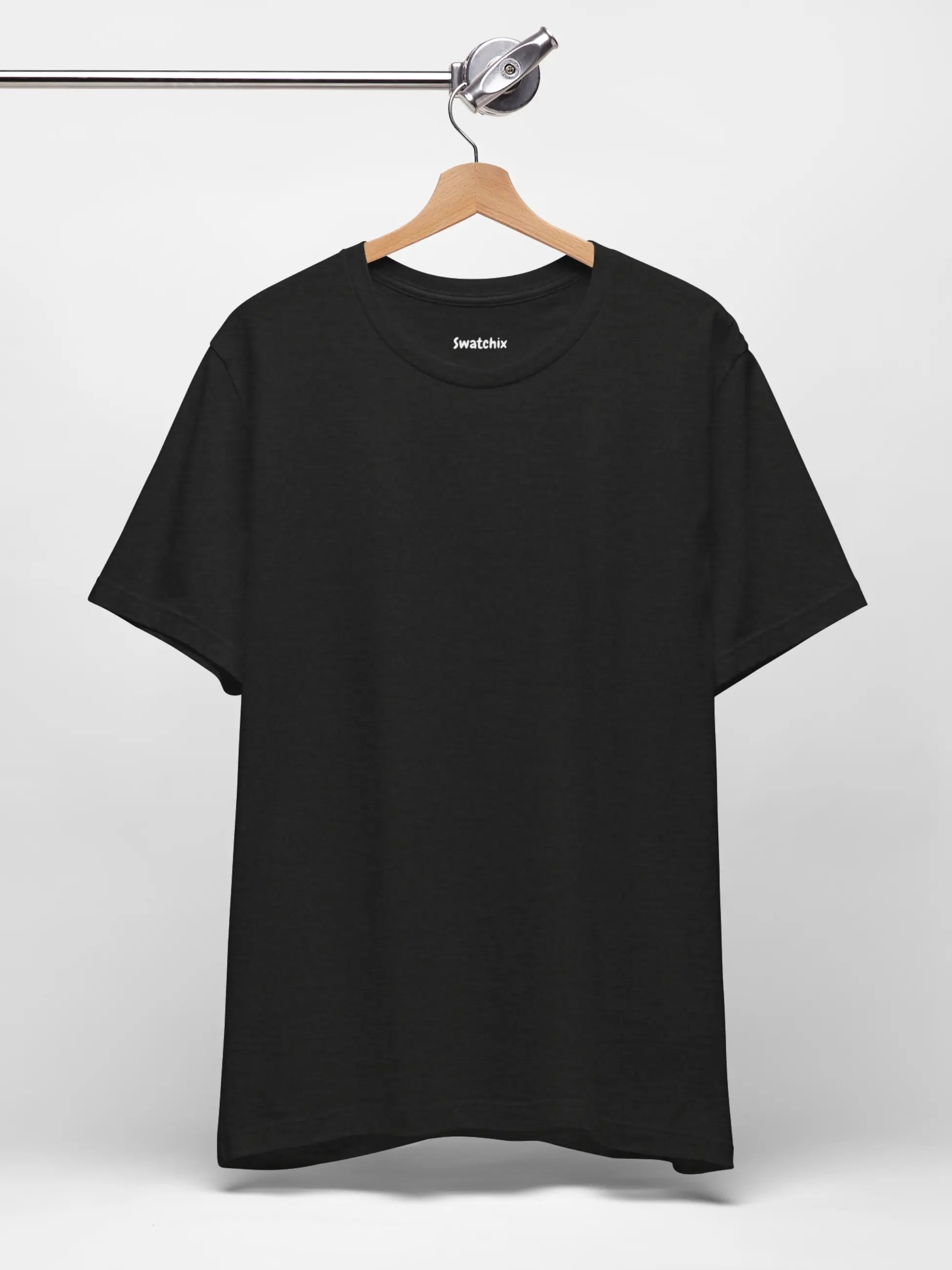 Crewneck Tee In Black Heather