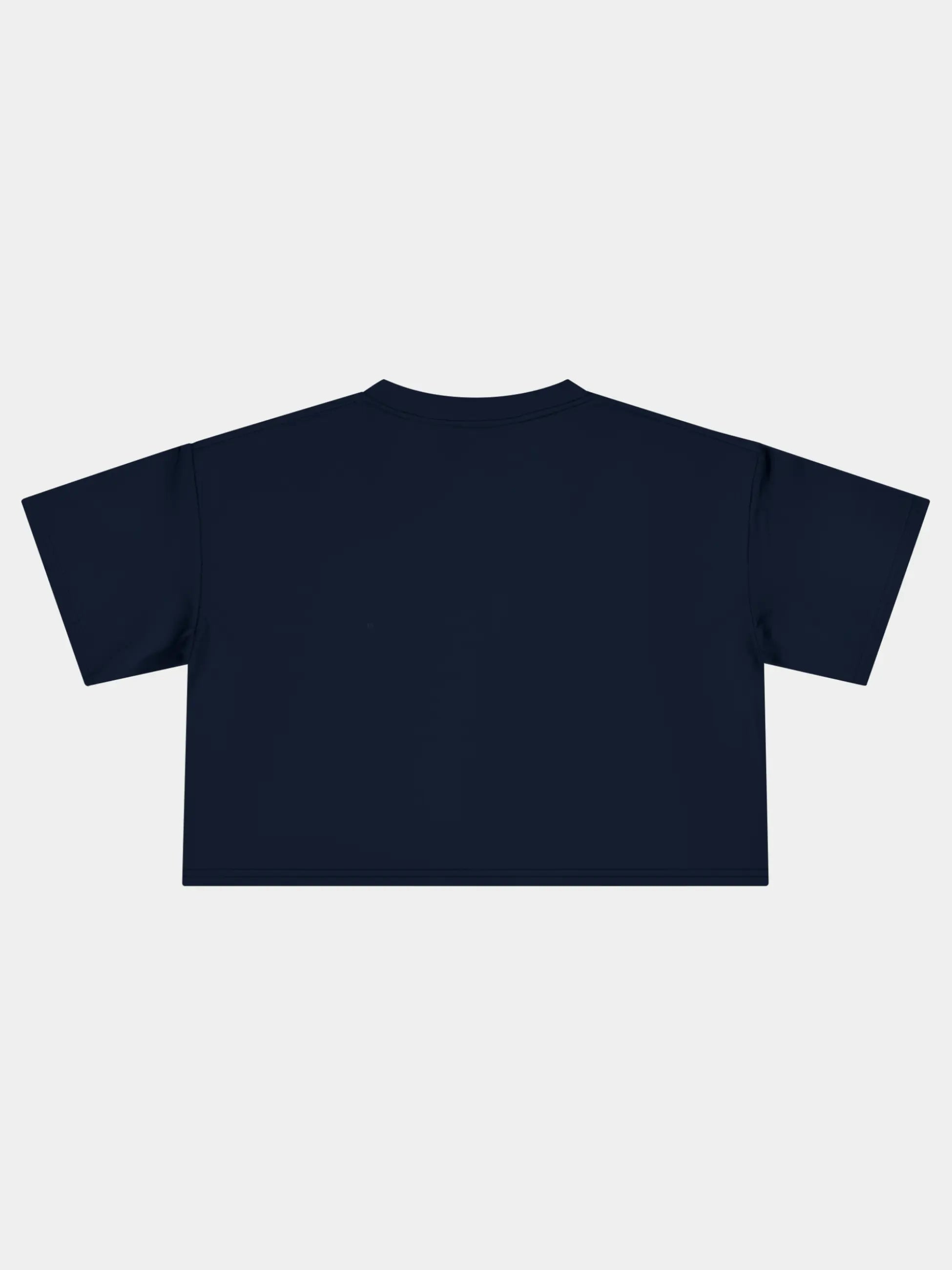Crop Tee In Navy