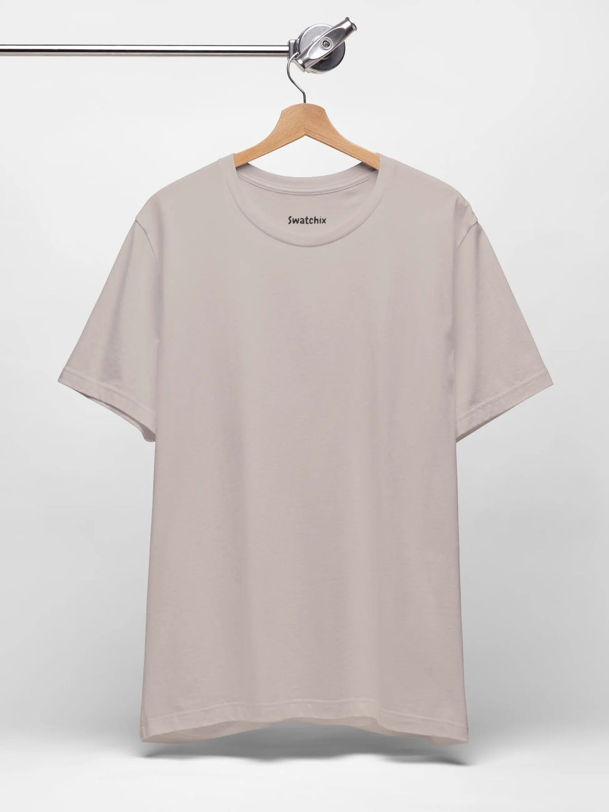 Crewneck Tee In Heather Cool Grey