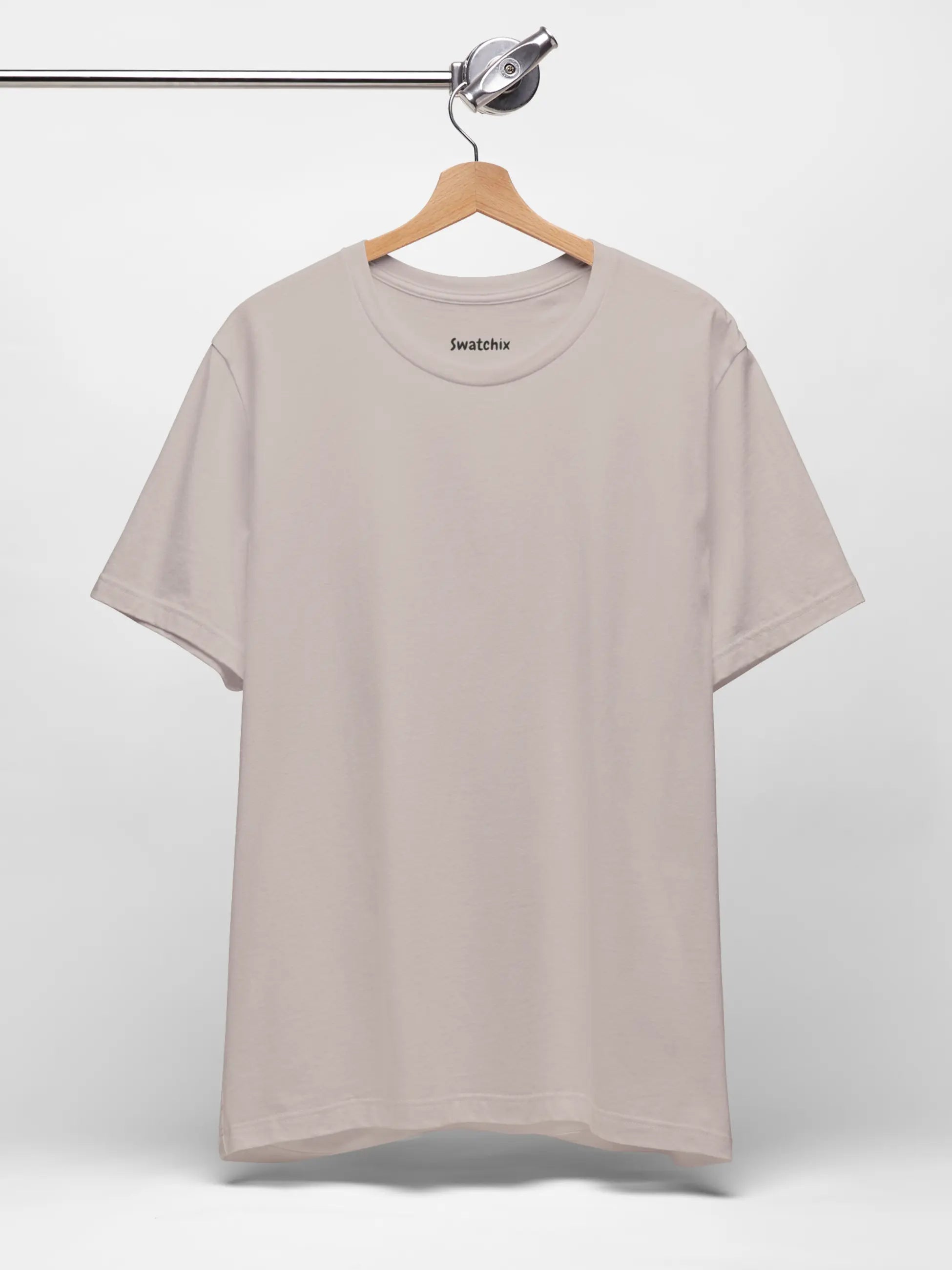 Crewneck Tee In Heather Cool Grey