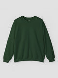 Crewneck Sweatshirt In Forest Green