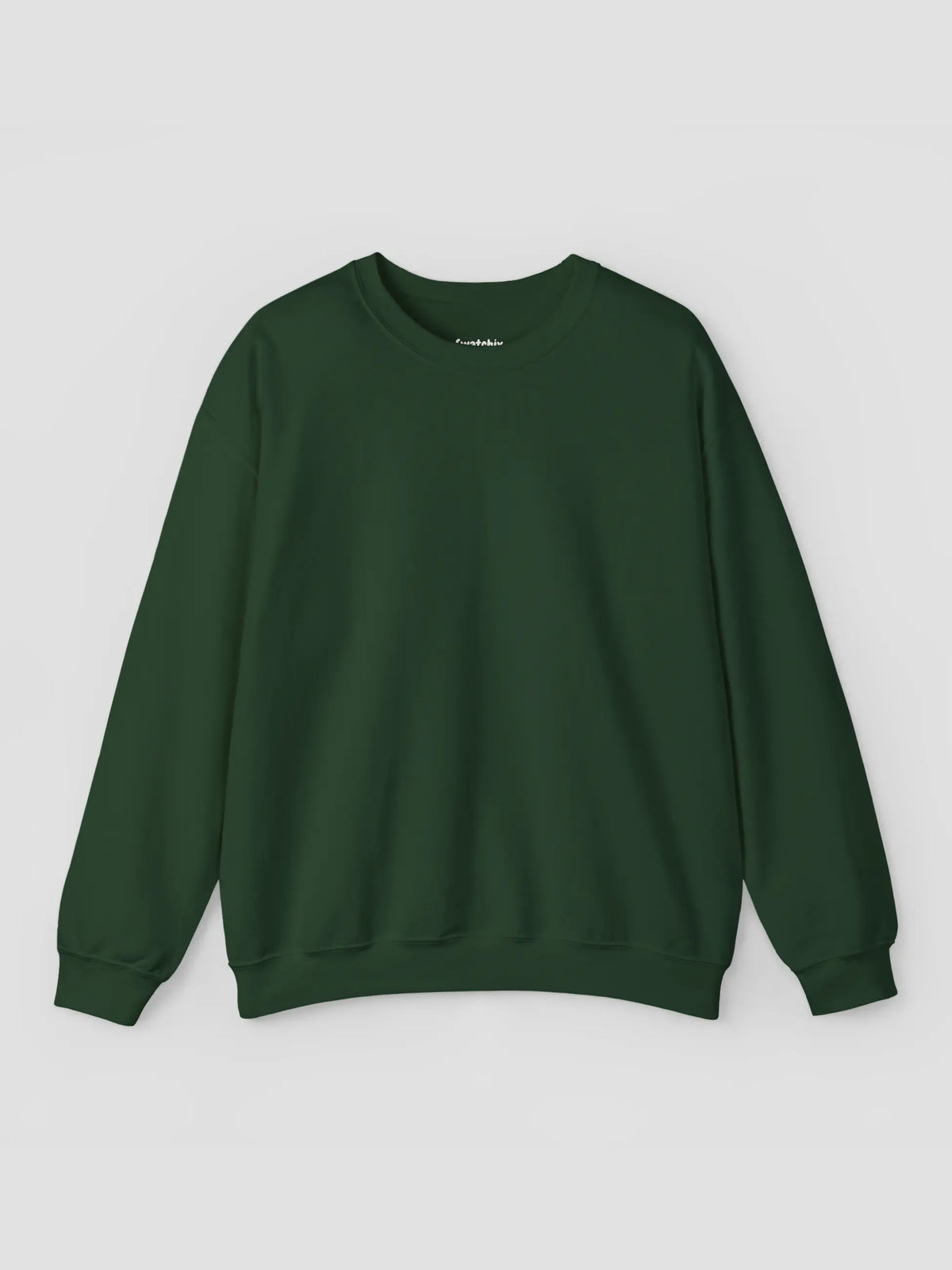 Crewneck Sweatshirt In Forest Green