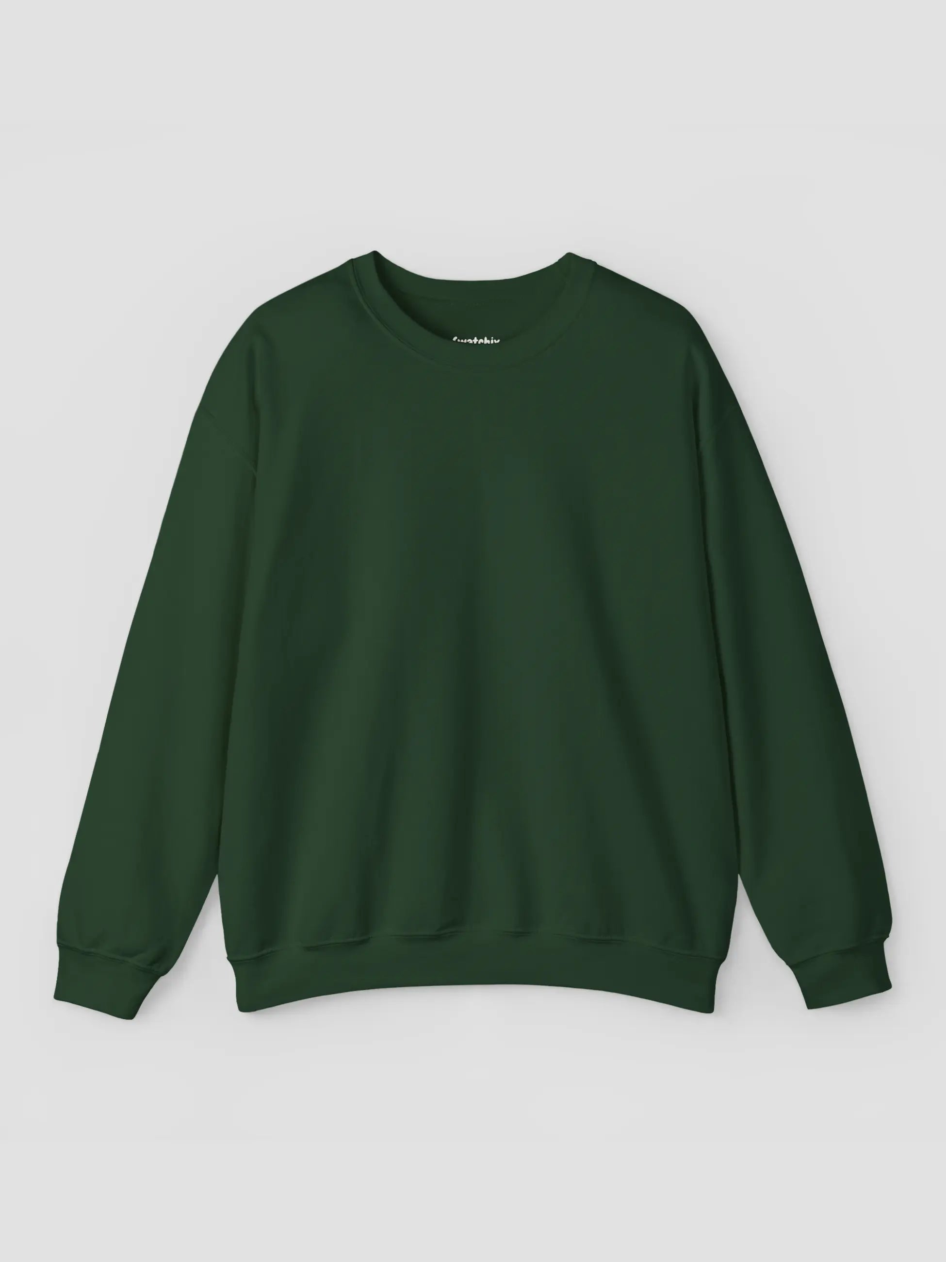 Crewneck Sweatshirt In Forest Green