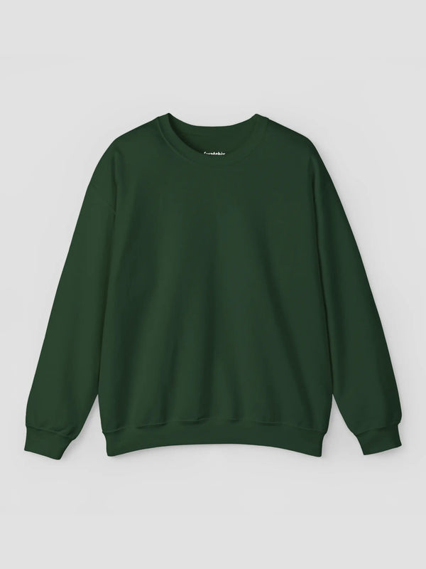 Crewneck Sweatshirt In Forest Green