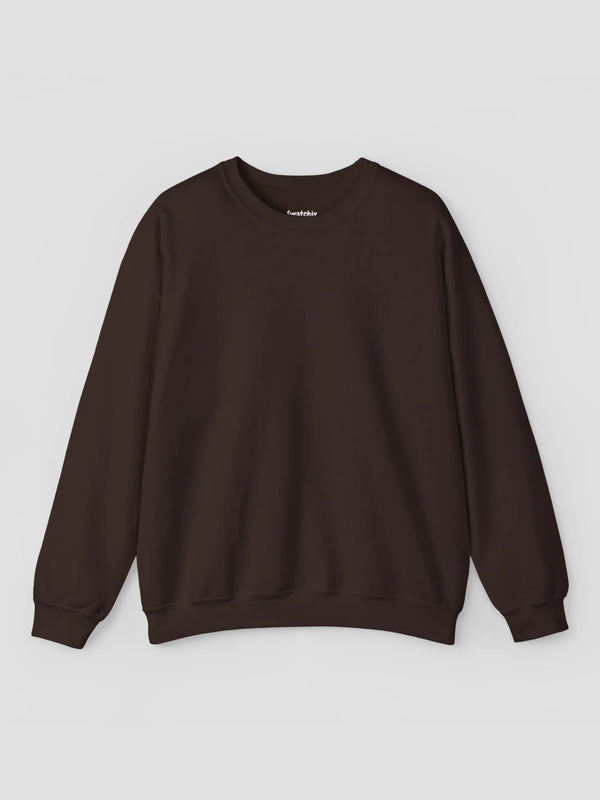 Crewneck Sweatshirt In Dark Chocolate