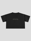 Tell Me Cropped Tee