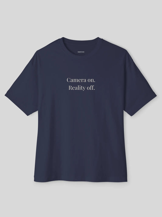 Camera On Oversized Tee