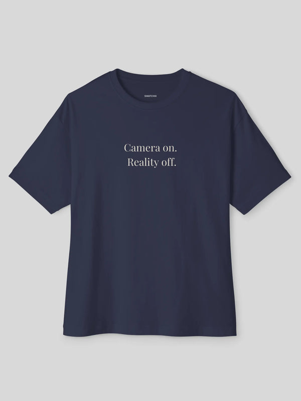 Camera On Oversized Tee