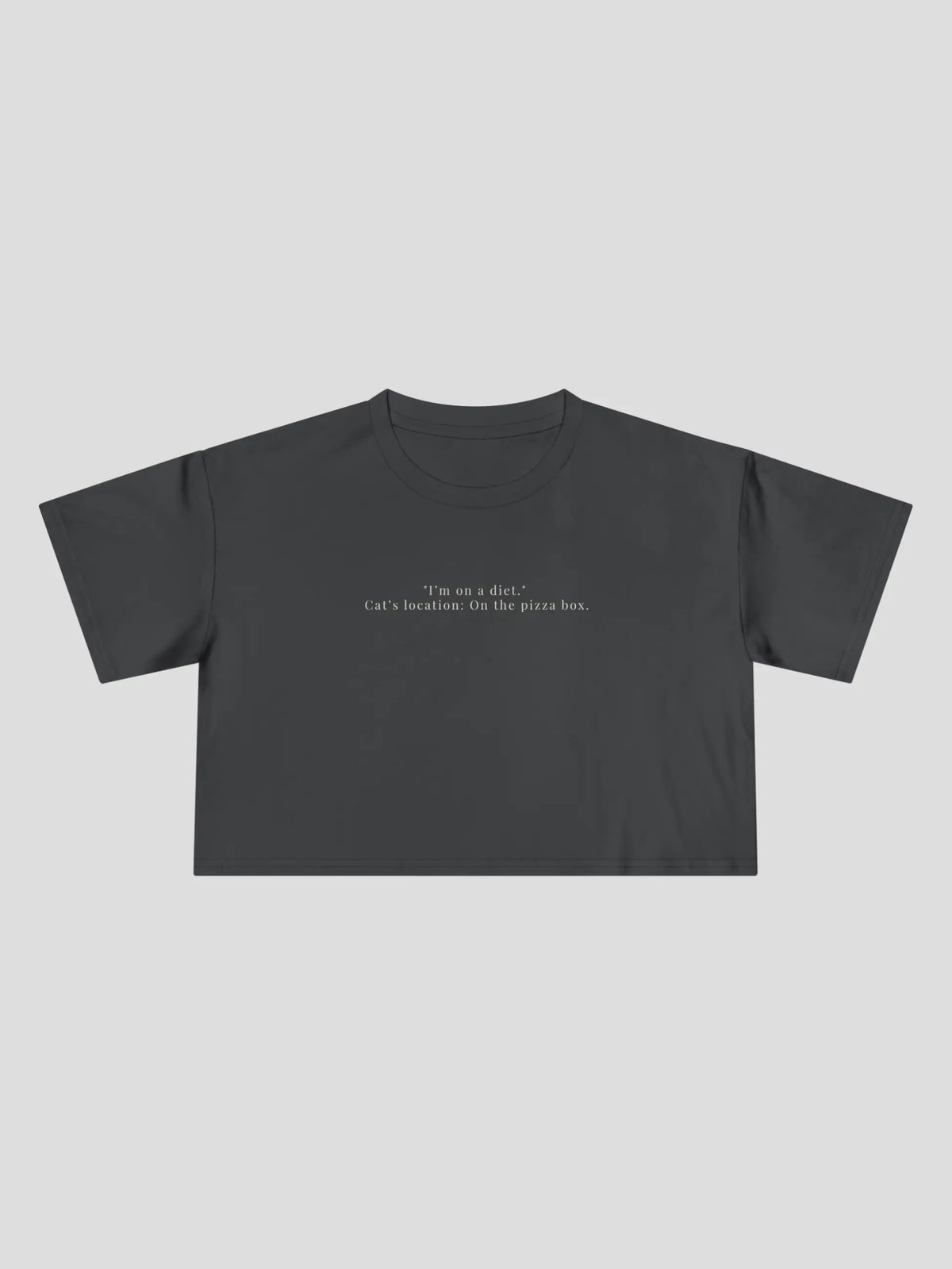 On Diet Cropped Tee