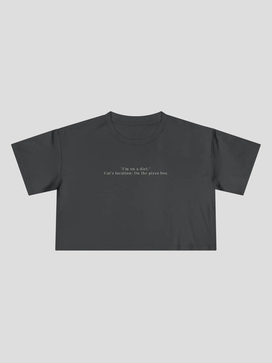 On Diet Cropped Tee
