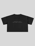 Slack Status Cropped Tee