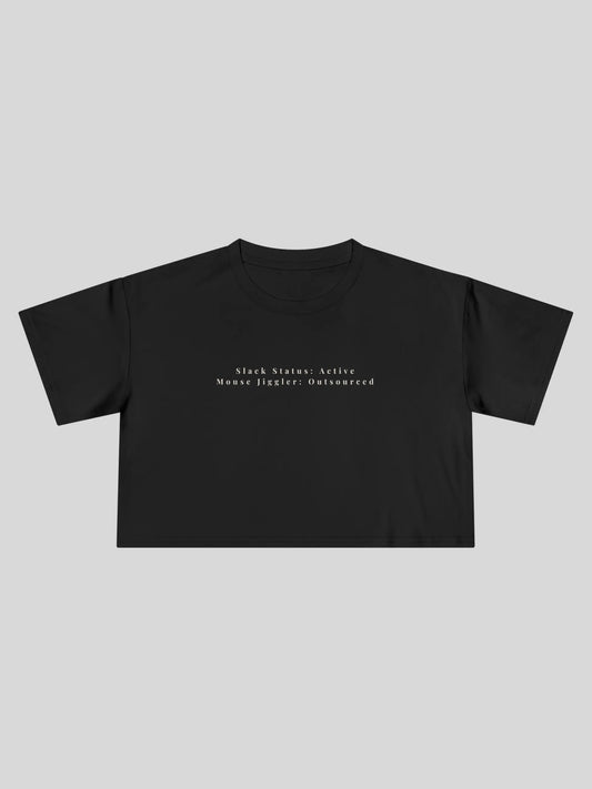 Slack Status Cropped Tee