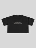 Flexible Hours Cropped Tee