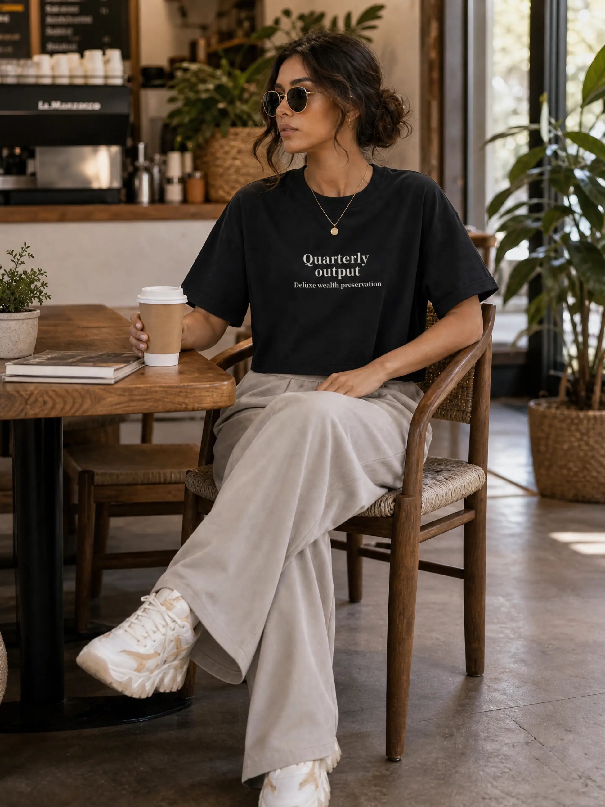 Quarterly Output Cropped Tee
