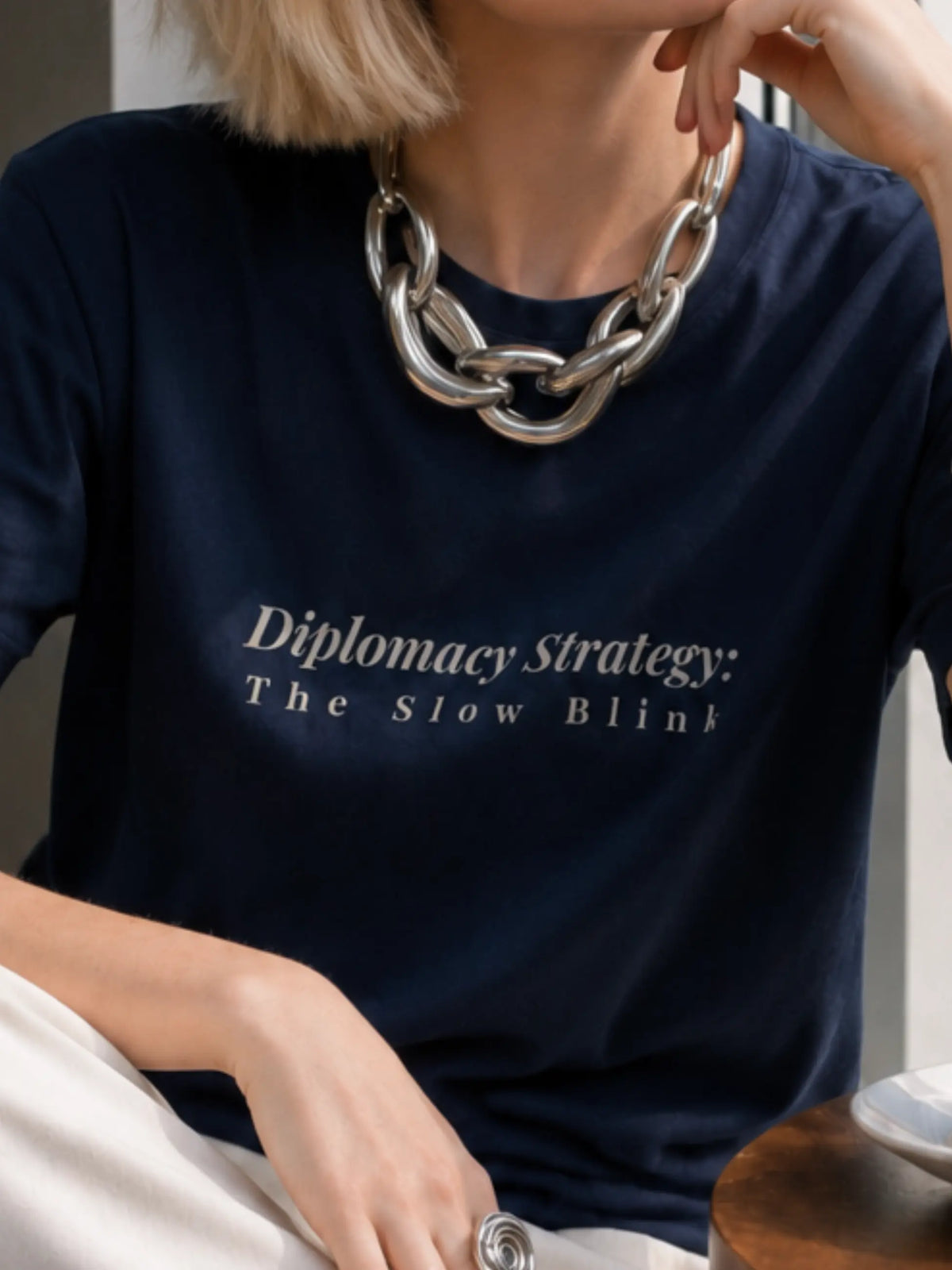Diplomacy Strategy Crewneck Tee