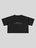 Available 9 to 5 Cropped Tee