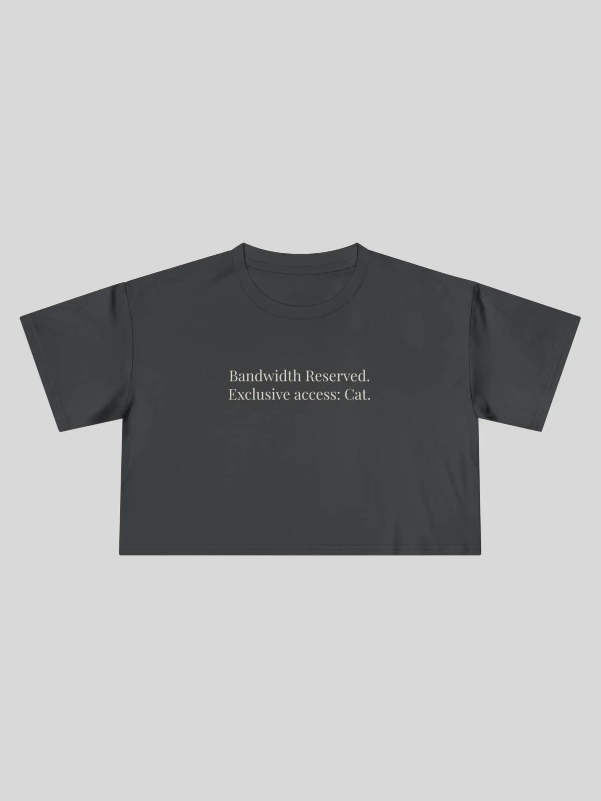Bandwidth Reserved Cropped Tee