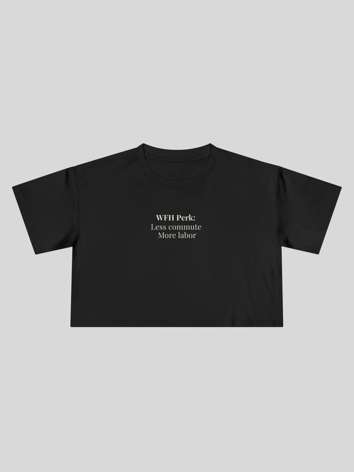 WFH Perk Cropped Tee