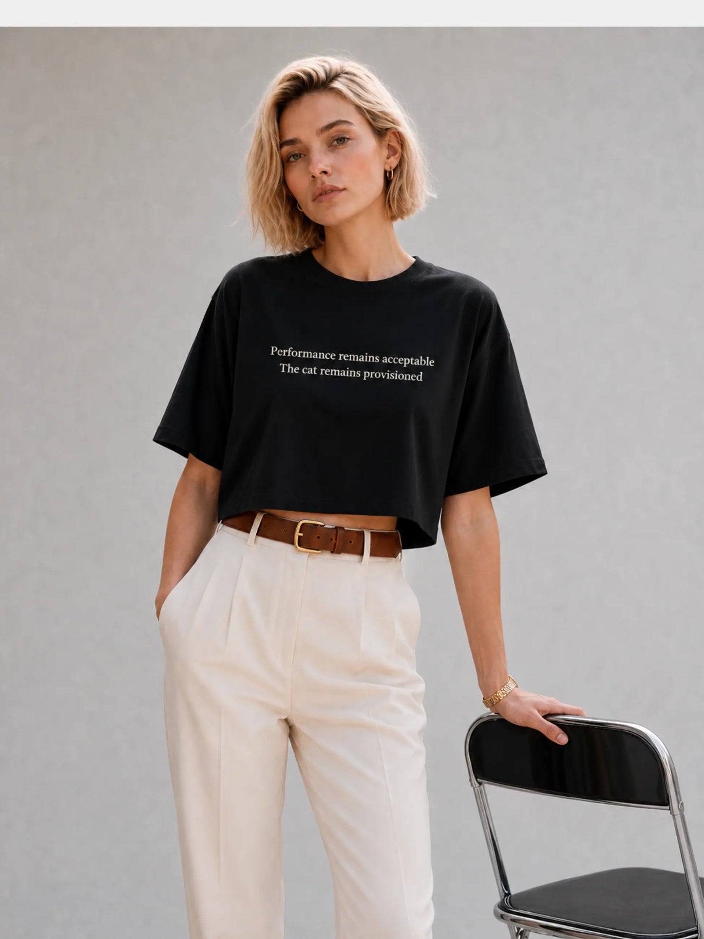 Performance Cropped Tee