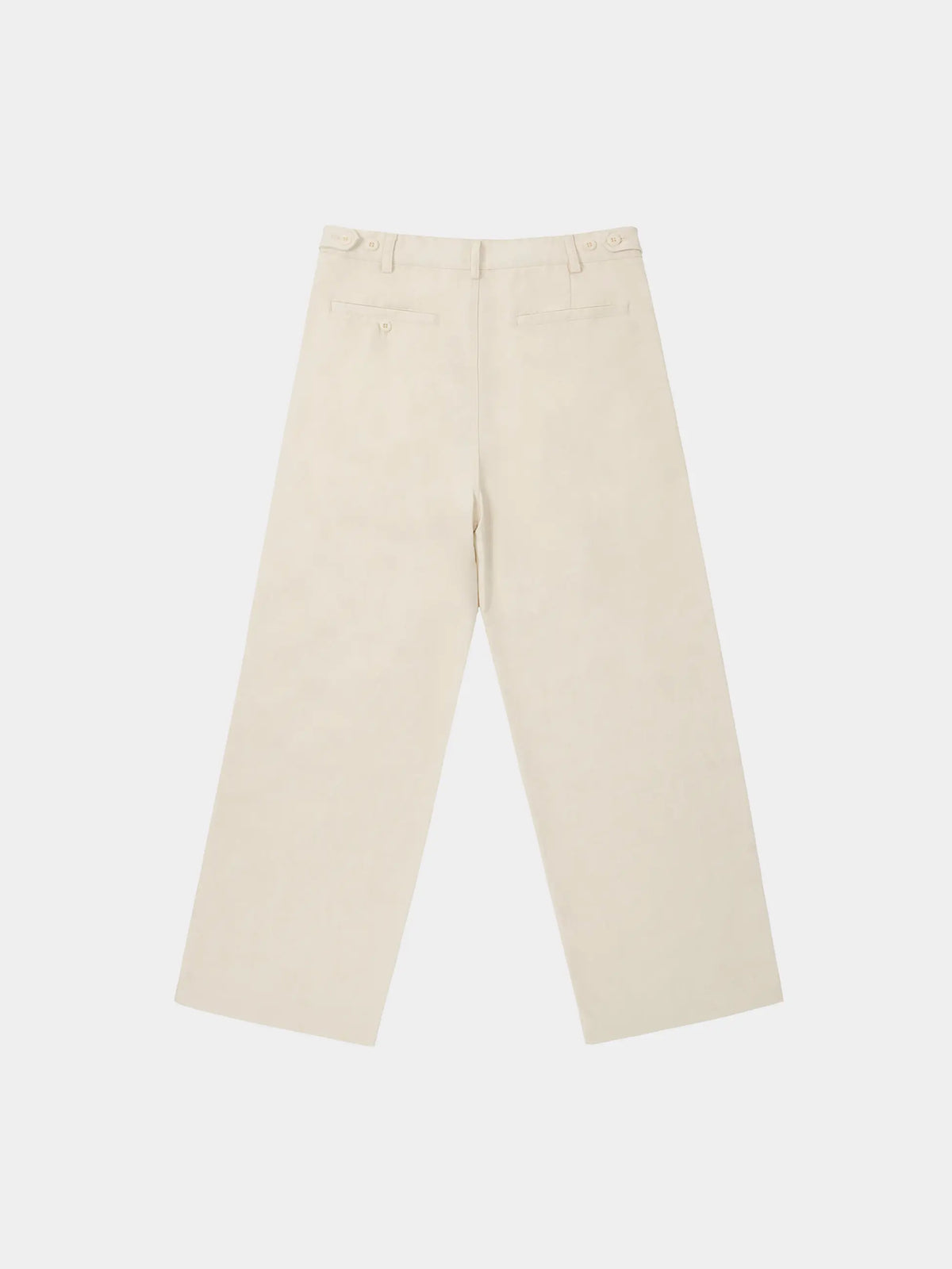 Adjustable Waist Straight-Leg Pants