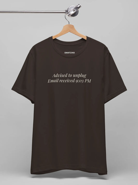Advised to Unplug Crewneck Tee