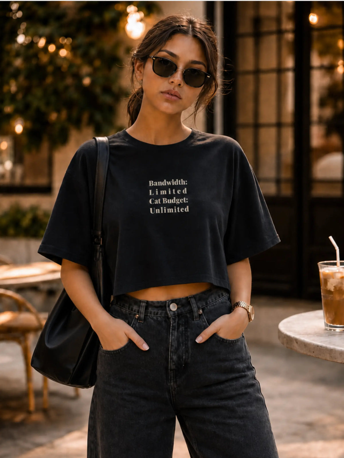 Bandwidth Limited Cropped Tee