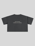 NDA Breached Cropped Tee