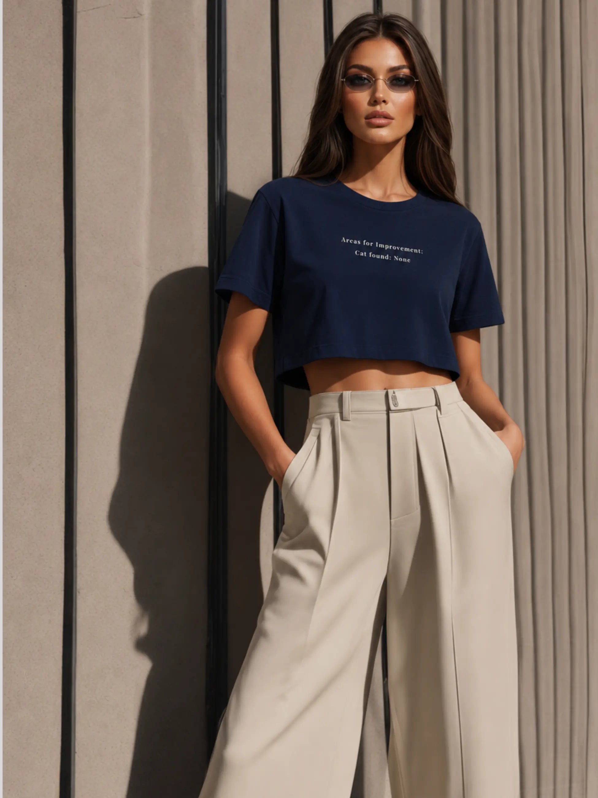 Areas for Improvement Cropped Tee