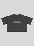 End Simulation Cropped Tee