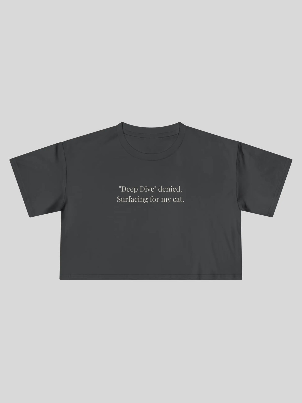 Deep Dive Cropped Tee
