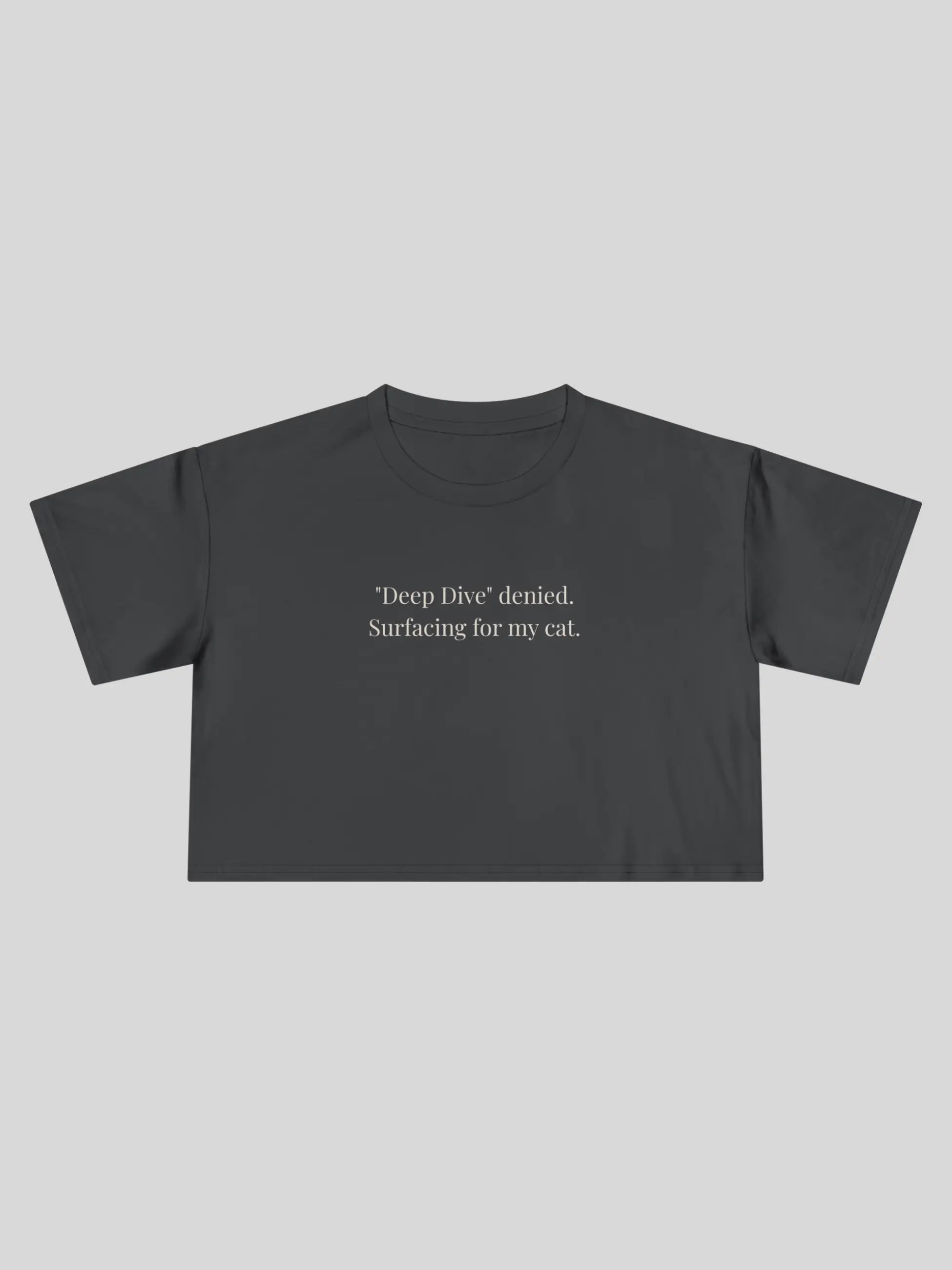 Deep Dive Cropped Tee