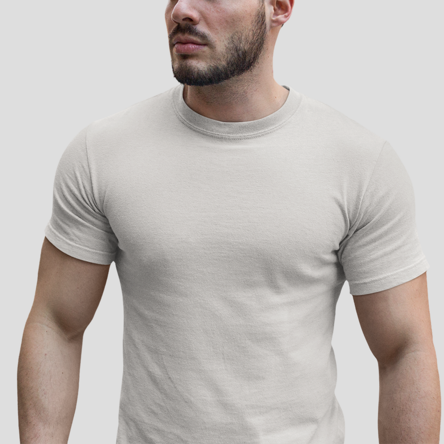 Unisex Crewneck Tee In Vintage White
