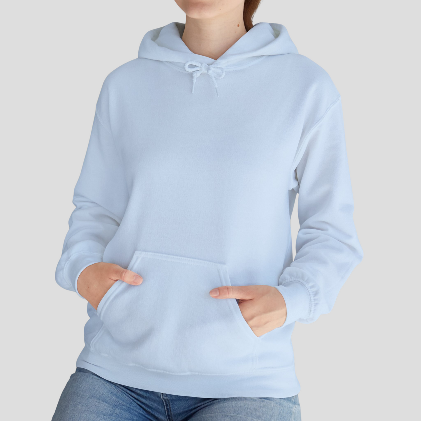 Unisex Hoodie In Light Blue