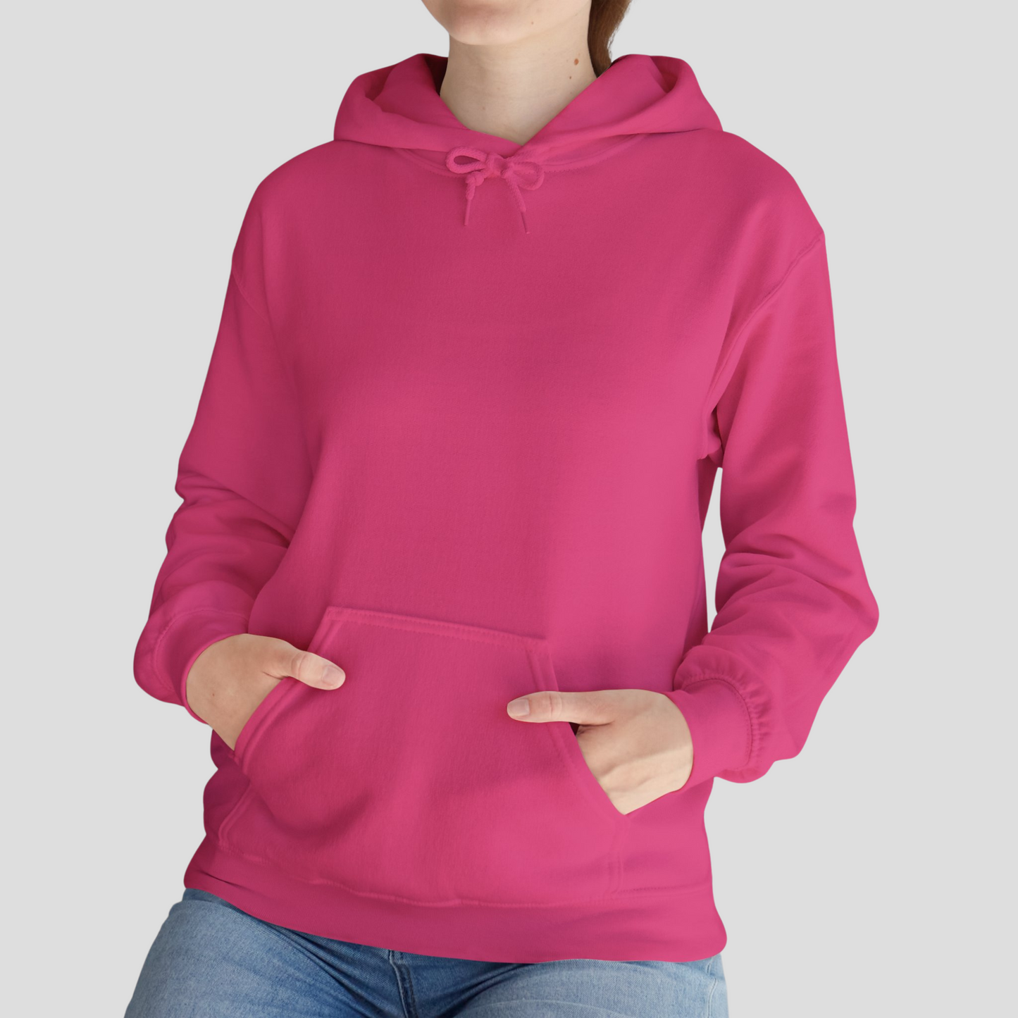Unisex Hoodie In Heliconia
