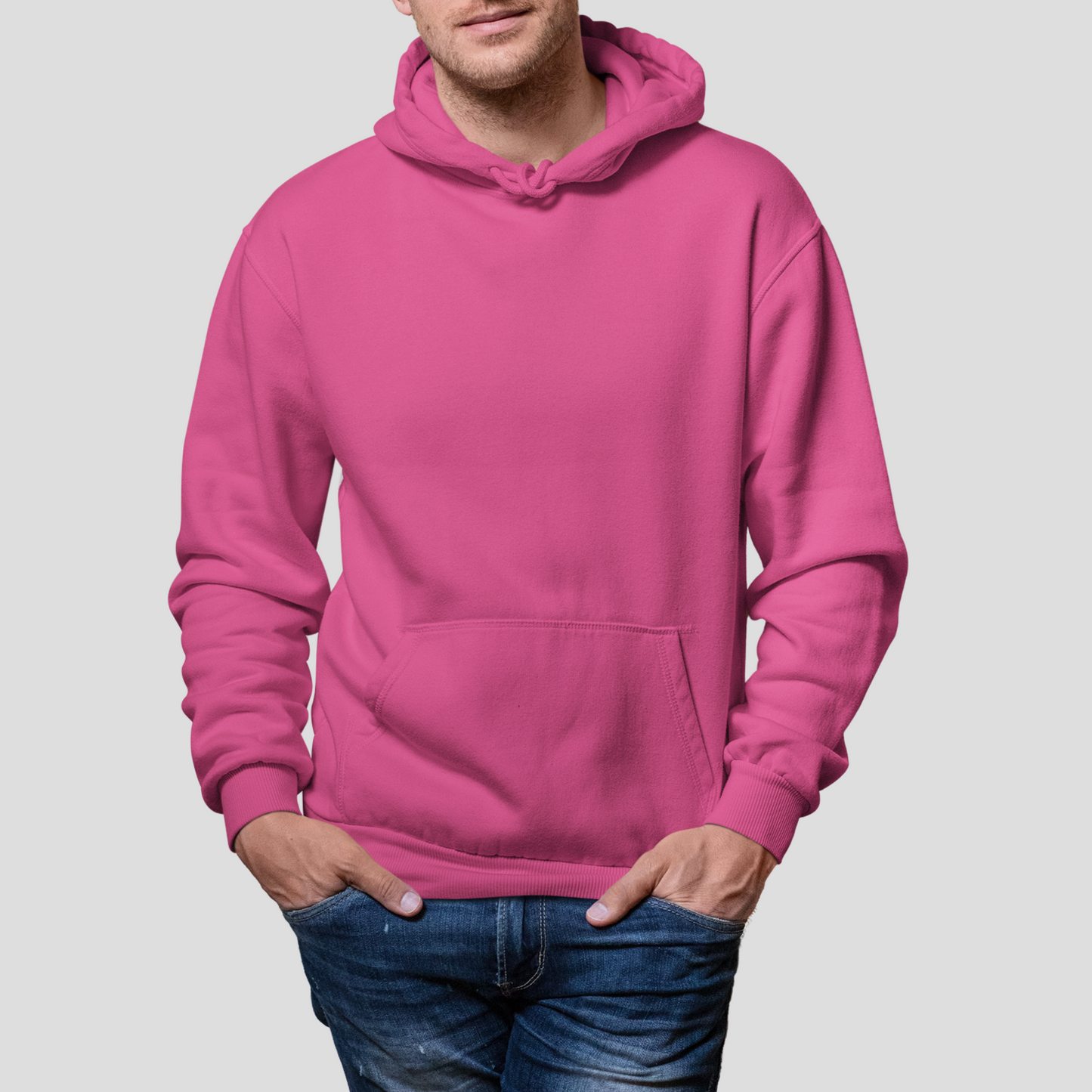Unisex Hoodie In Heliconia