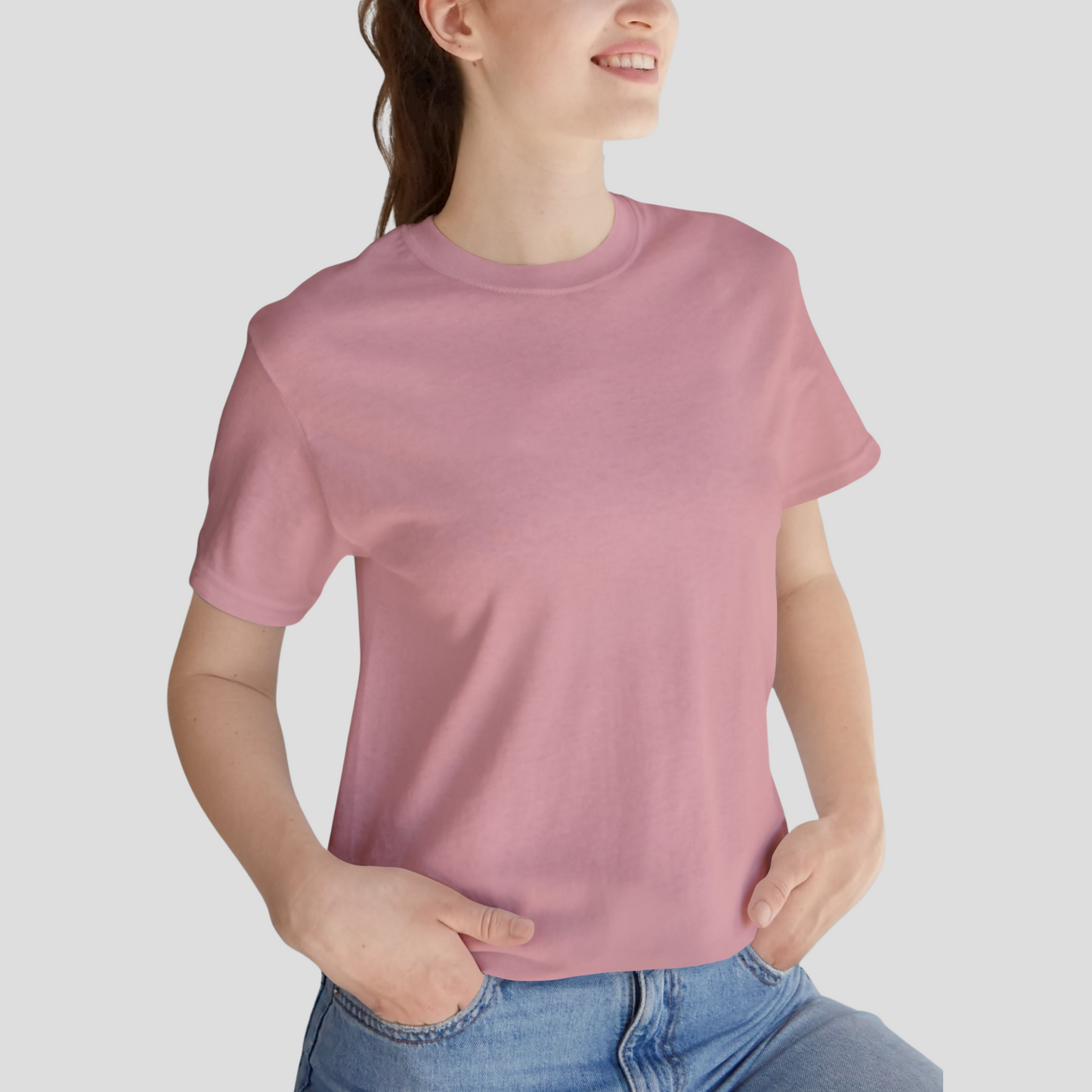 Unisex Crewneck Tee In Orchid