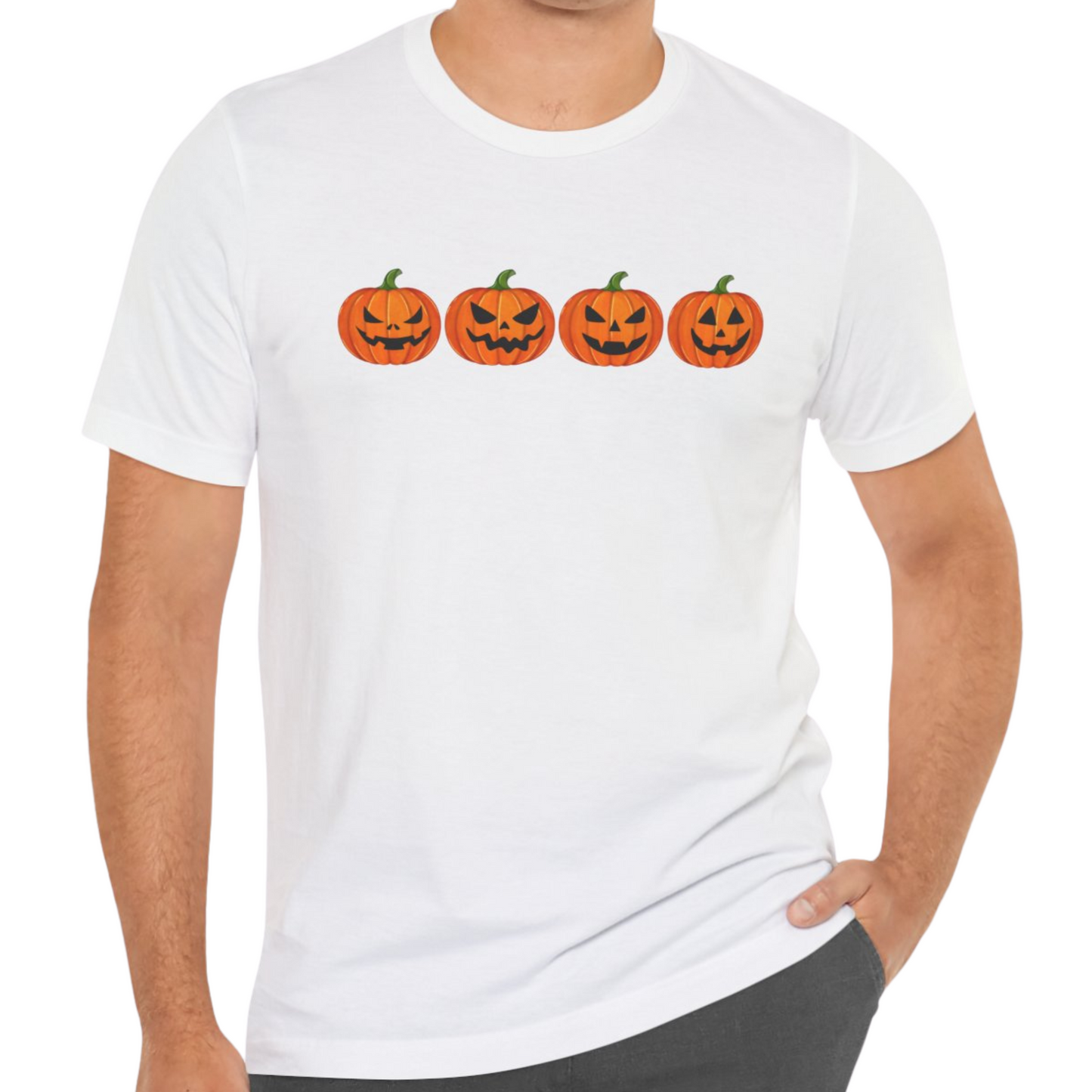 Four Pumpkins Unisex Crewneck Tee
