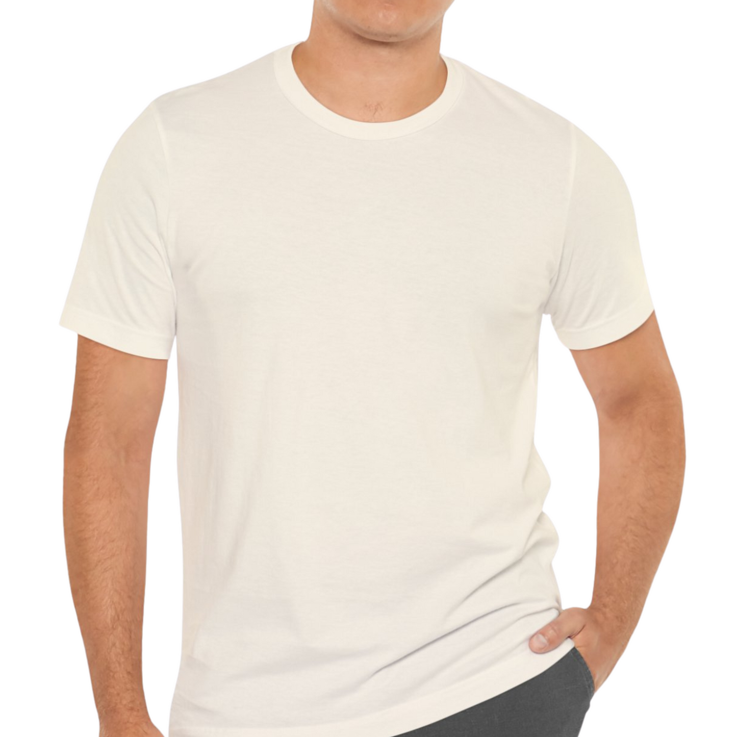 Unisex Crewneck Tee In Natural