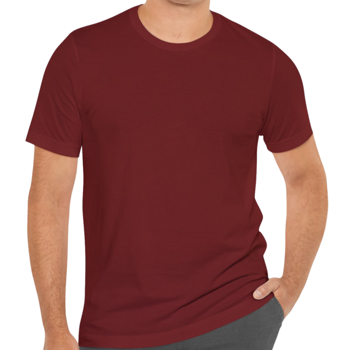 Unisex Crewneck Tee In Cardinal