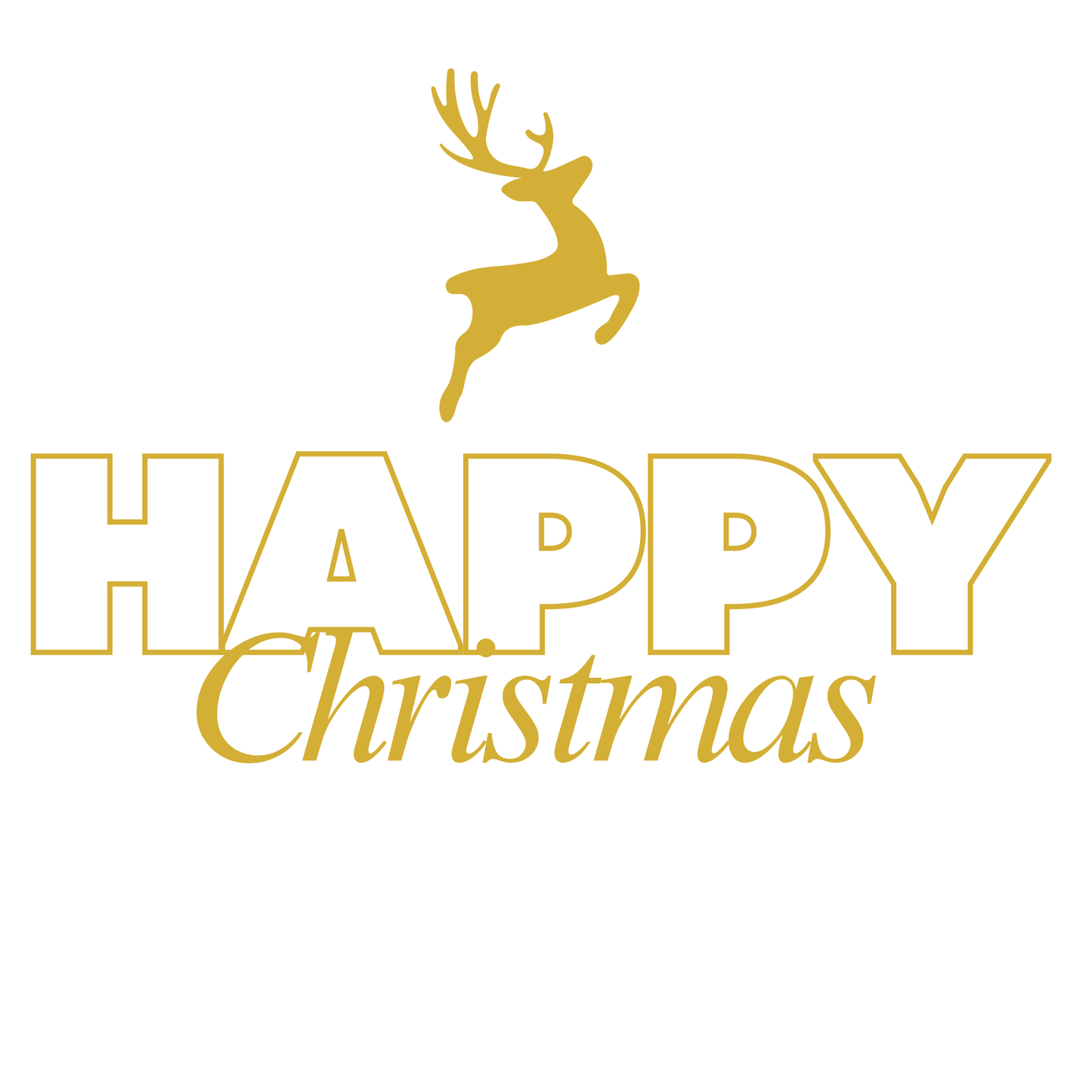 Happy Christmas Unisex Crewneck Tee