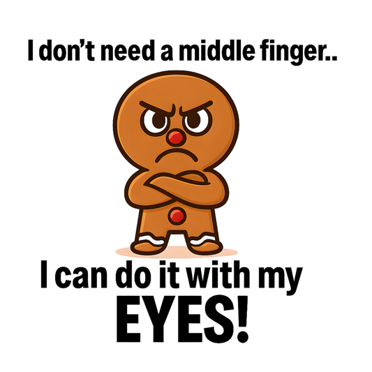 Angry Cookie Unisex Crewneck Tee