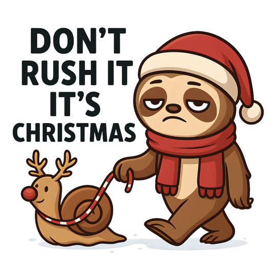 Christmas Sloth Unisex Crewneck Tee