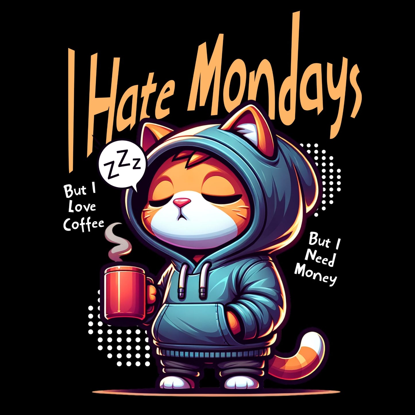 'I Hate Mondays' Unisex Hoodie