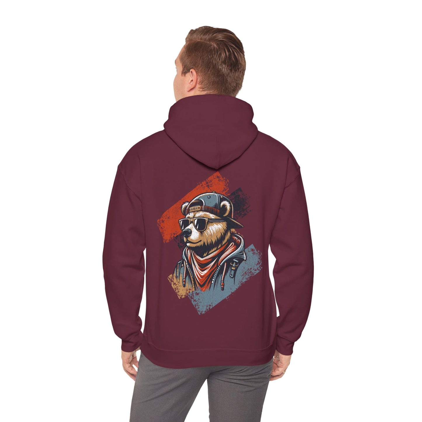 Bear Biker Unisex Hoodie
