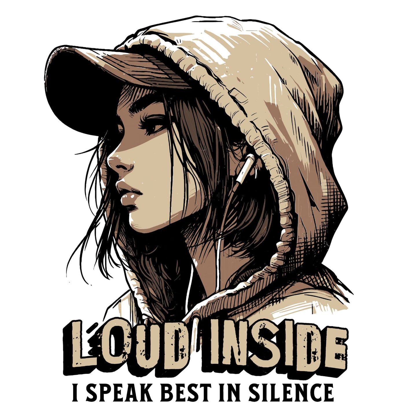 Loud Inside Unisex Hoodie