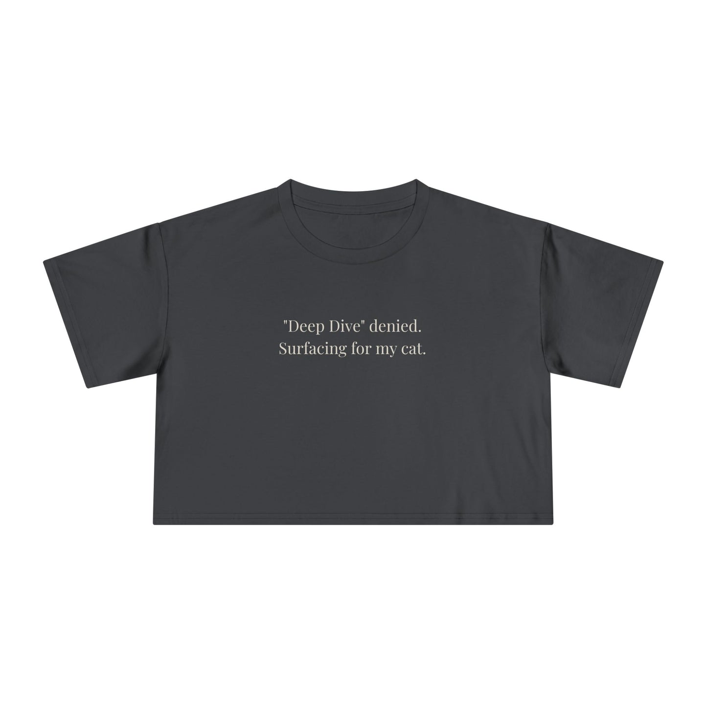 Deep Dive Cropped Tee